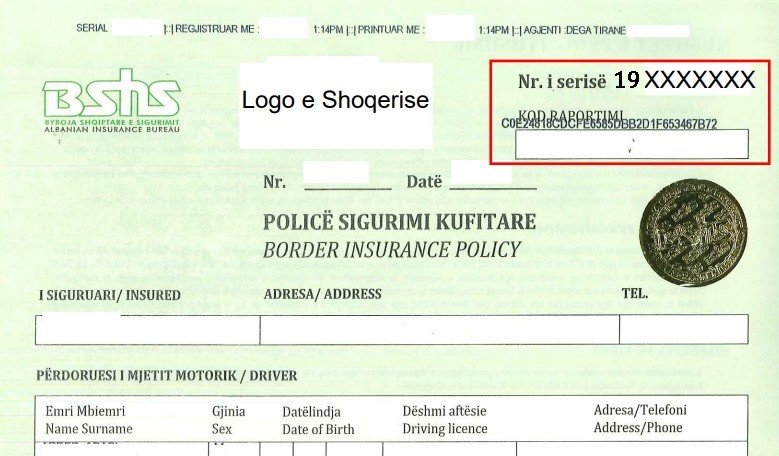 Polizze assicurative di frontiera in Albania