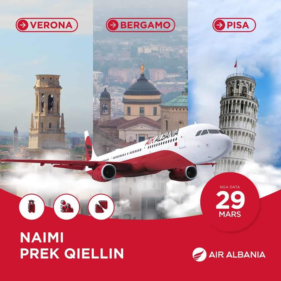 Air Albania Rotte
