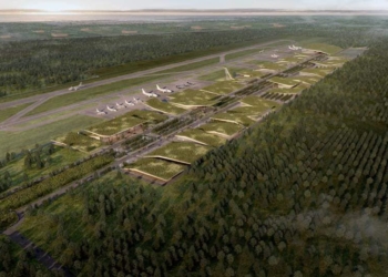 Progetto 3D dell'aeroporto di Valona, Albania