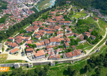 Castello Di Berat dall'alto